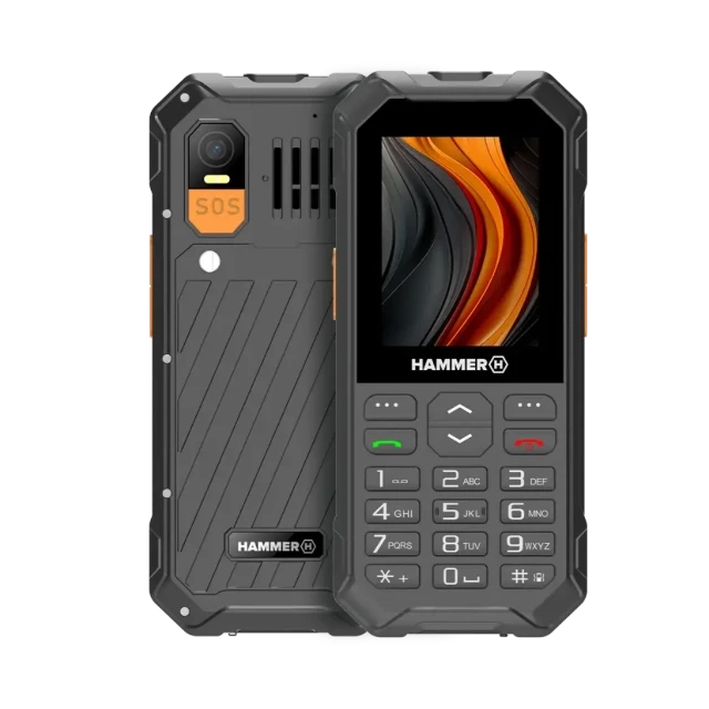 Mobilni telefon Hammer 6 LTE Black IP68 & IP69K