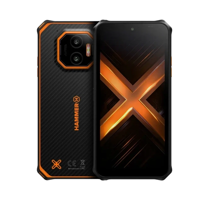 Mobilni telefon Hammer Energy X2 5G 8/256GB Black IP68 & IP69K