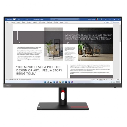 Lenovo MON 27 LN S27i-30 27" FHD/IPS/HDMI/VGA/100Hz/3Y, 63DFKAT4EU