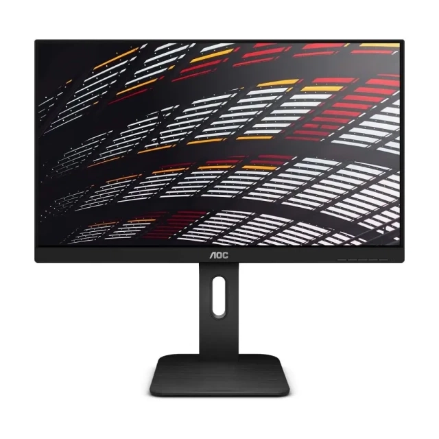 Monitor 23.8 AOC 24P1 1920x1080/Full HD/ IPS/60Hz/5ms/VGA/DP/HDMI/DVI/4x USB/Pivot