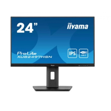 Monitor 23.8" Iiyama XUB2497HSN-B2 IPS 1920X1080/100Hz/1ms/HDMI/DP/USB-C/zvučnik