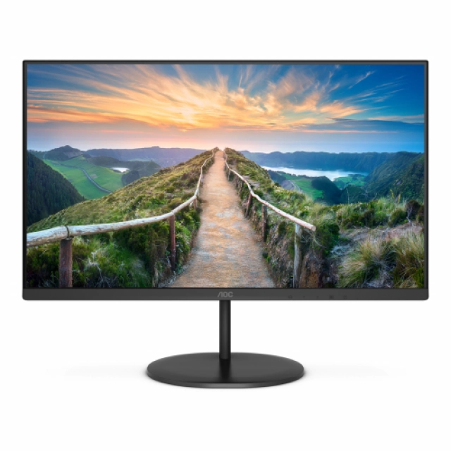 Monitor 27" AOC Q27V4EA IPS/2560x1440/75Hz/4ms GtG/HDMI,DP/adaptive sync/Zvucnici/VESA/Crni