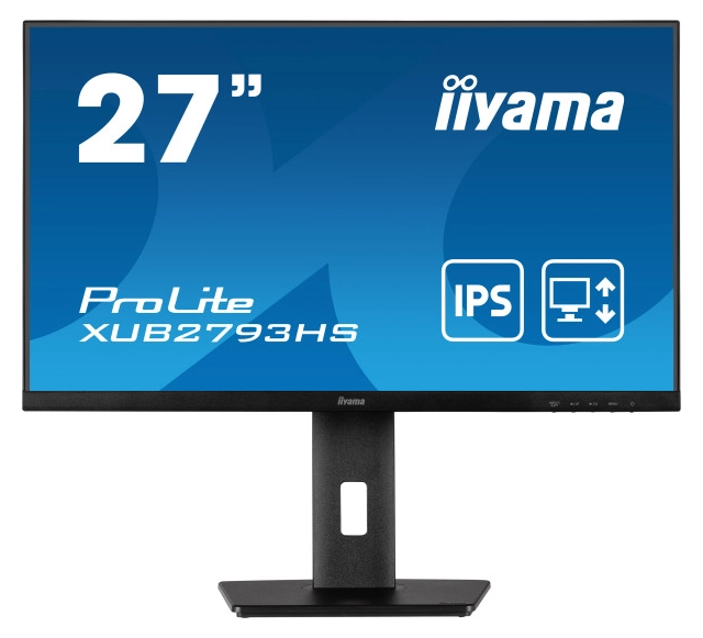 Monitor 27" Iiyama XUB2793HS-B7 IPS 1920x1080/100Hz/1ms/HDMI/DP/zvučnici/pivot