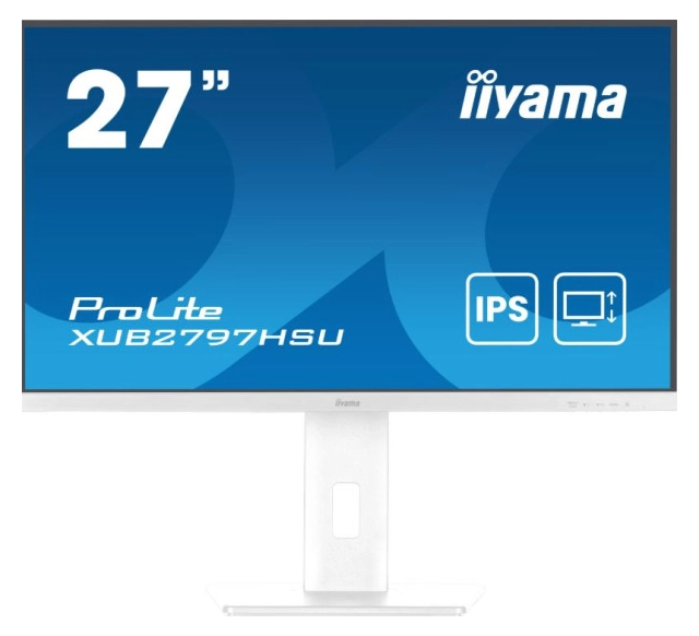 Monitor 27" Iiyama XUB2797HSU-W2 IPS 1920x1080/100Hz/1ms/HDMI/DP/USB