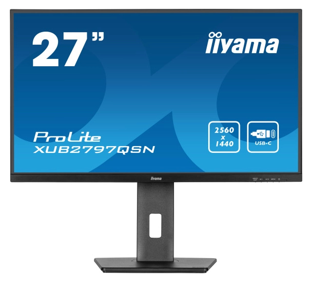Monitor 27" Iiyama XUB2797QSN-B2 IPS 2560x1440/100Hz/1ms/HDMI/DP/USB/zvučnici
