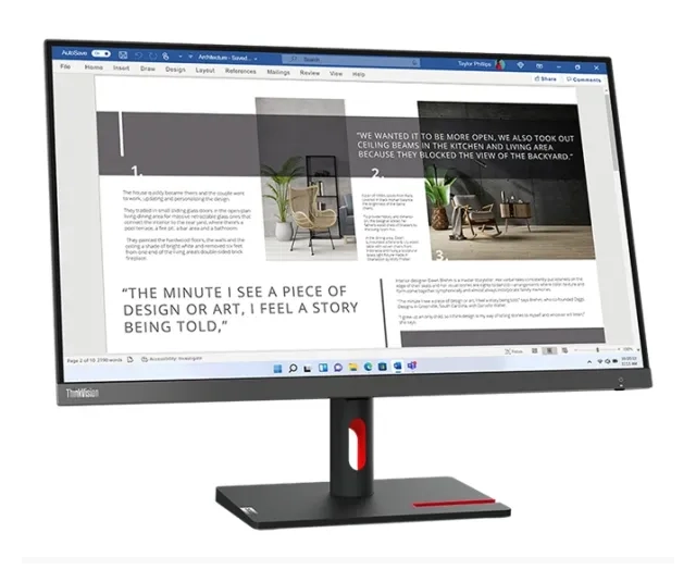 Monitor 27" Lenovo S27i-30 63DFKAT4EU IPS 1920x1080/100Hz/4ms/2xHDMI/VGA