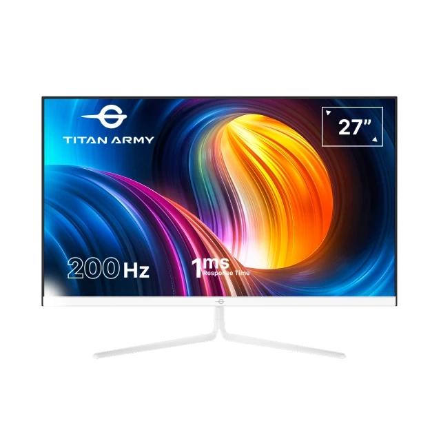 Monitor 27 Titan Army 27G2R2-W 2560x1440/QHD IPS/1ms/200Hz/HDMI/DP/HDR400/AMD FreeSync G-Sync/Beli