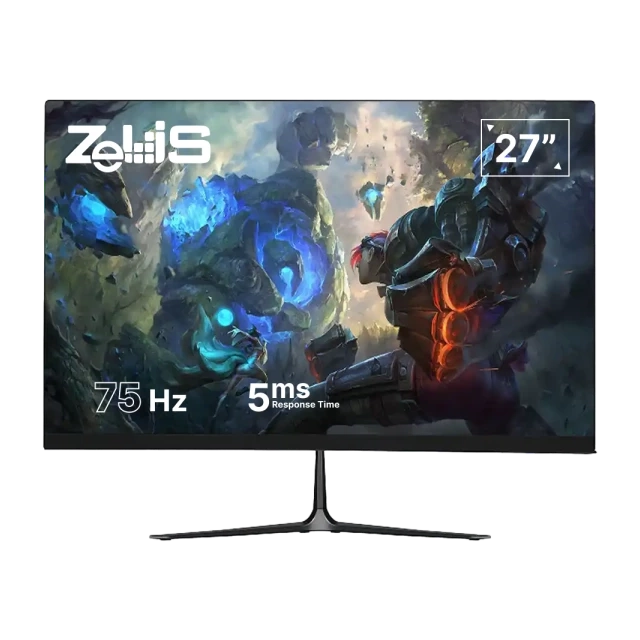 Monitor 27 Zeus ZUS271IPS 1920x1080/Full HD/IPS/75Hz/HDMI/VGA/Frameless