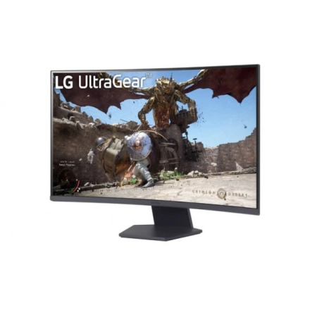 Monitor 31.5" LG 32GS60QC-B VA 2560x1440/180Hz/1ms/2xHDMI/DP/zakrivljeni/Tilt