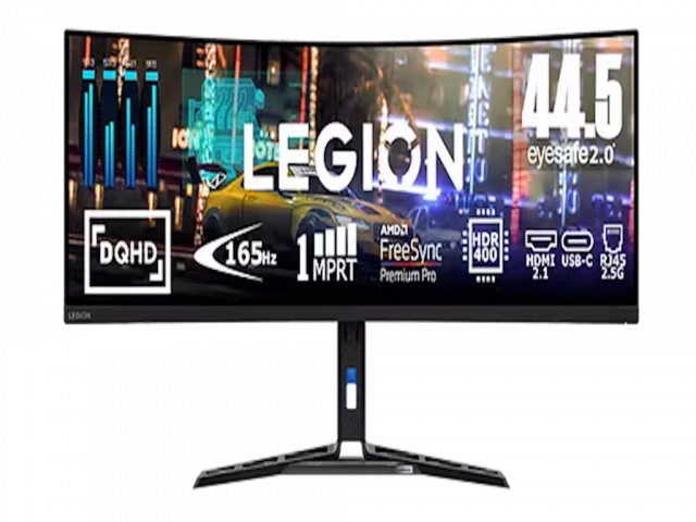 Monitor LENOVO Legion R45w-30 44.5"/5120x1440/VA/165Hz/1ms/tilt, swivel, height/4xUSB, 1xUSB-C/2x HD