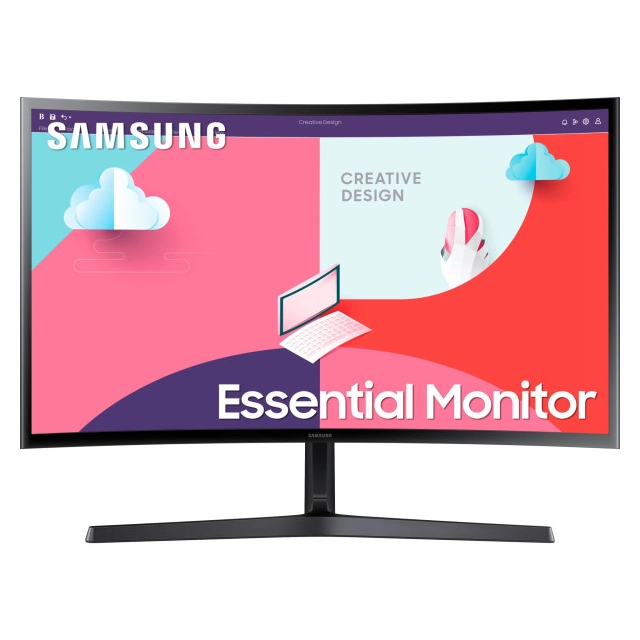 Monitor Samsung S24C366EAU 61cm/24inca (1920x1080) Curved 16:9 4ms 75Hz HDMI VGA VESA Full HD Black
