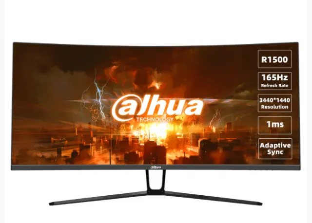 DAHUA 34 inča LM34-E330C UWQHD 3440x1440 VA 165 Hz zakrivljeni gaming monitor