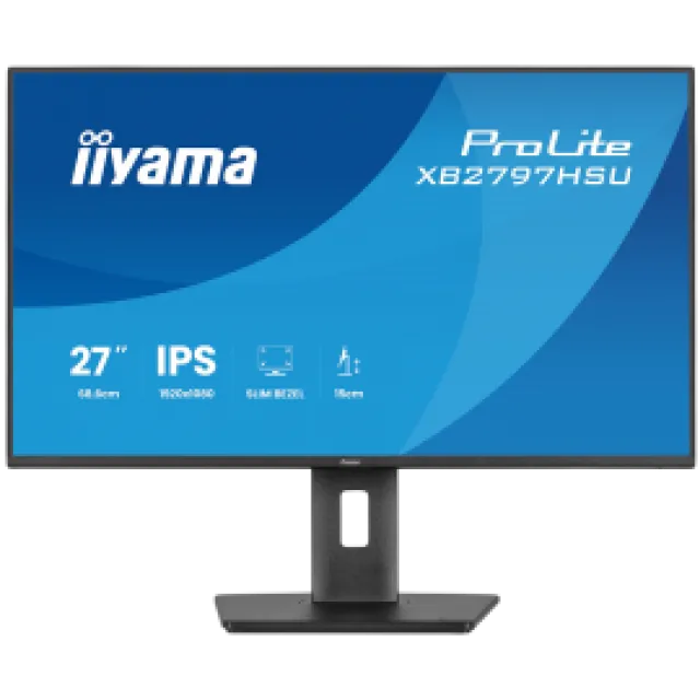 27" IPS panel, 1920x1080 at 120Hz, EyeComfort, 15cm height adjustable stand, 350cd/m2, Speakers, HDMI, DisplayPort, 1ms MPRT, USB 2x3.2 plus 2x USB-C
