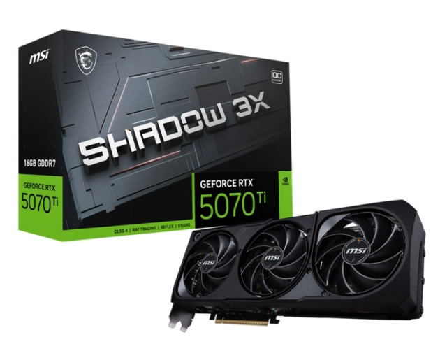 MSI GeForce RTX 5070 Ti 16G SHADOW 3X OC grafička karta
