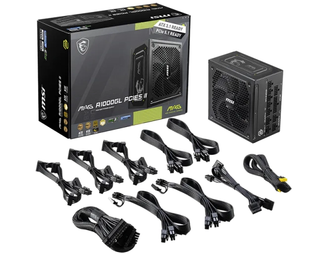 MSI MAG A1000GL PCIE5 II 1000W napajanje 7Y 