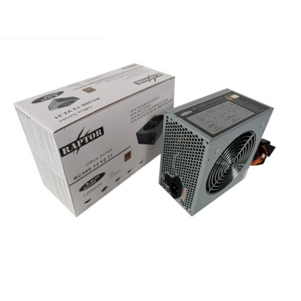 Napajanje Raptor 500W Office Series 12cm fan/80plus, RC500-12