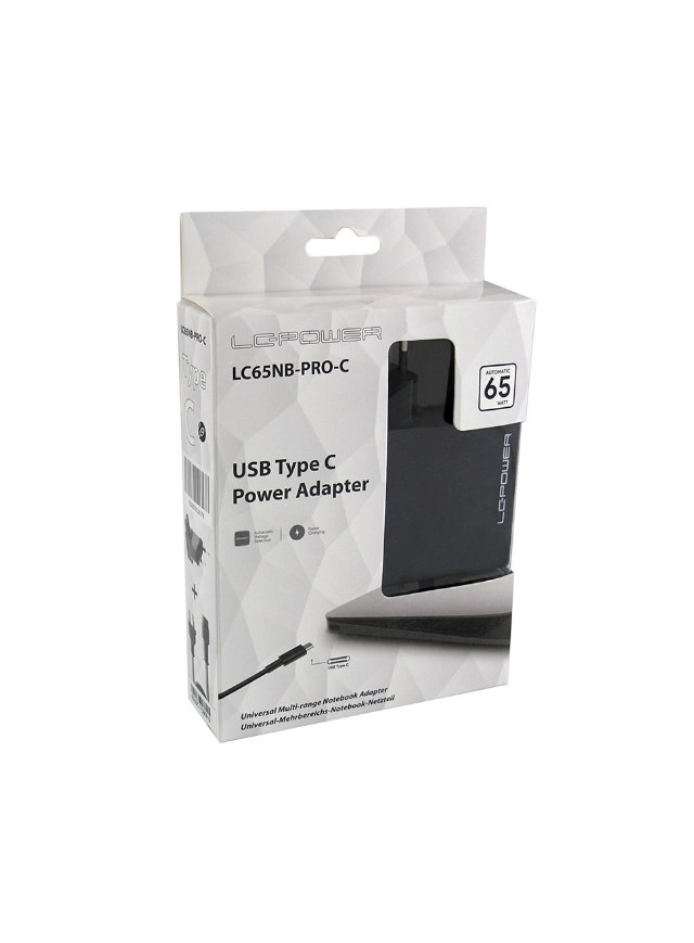 NB ADAPTER LC Power LC-NB-PRO-65-C Adaptera 65W/USB Type C