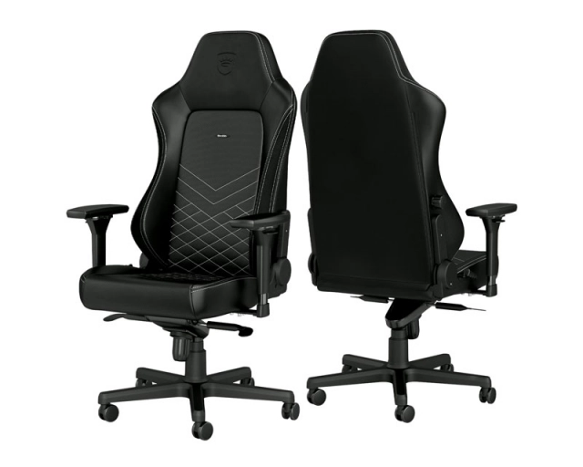 NOBLECHAIRS HERO Gaming stolica crno-platinum bela 