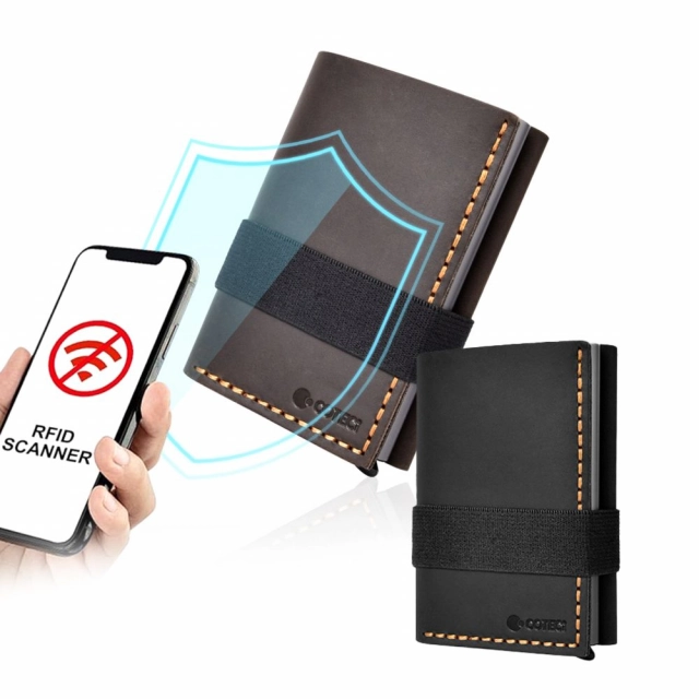 Novcanik Coteci Luxury Series + Anti-theft OT-013 crni