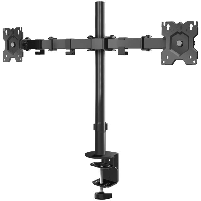 ONKRON Dual Monitor Stand for 13''-32'' Screens up to 8 kg, Black