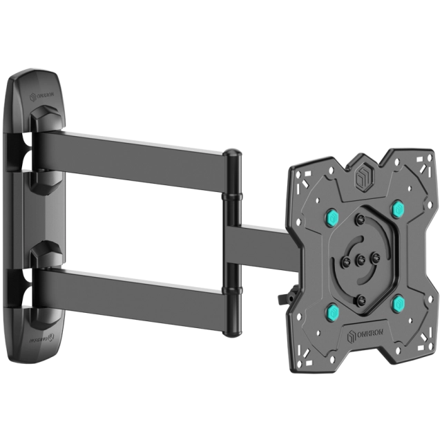 ONKRON Full Motion TV Wall Mount for 17– 43 Inch LCD LED Flat Screens up to 35 kgs, Black