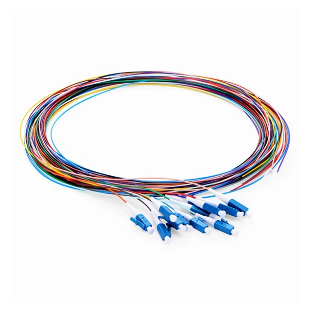 Optički Pigtail LC/UPC SM, set - 12 boja G.657A1, 1m