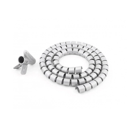 Organizer kablova S-LINK SL-195 22mm/20m/sivi