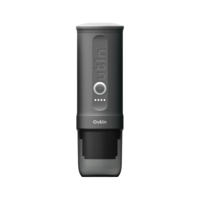 OUTIN Nano Espresso Machine, model OTEM-01, color Space Grey