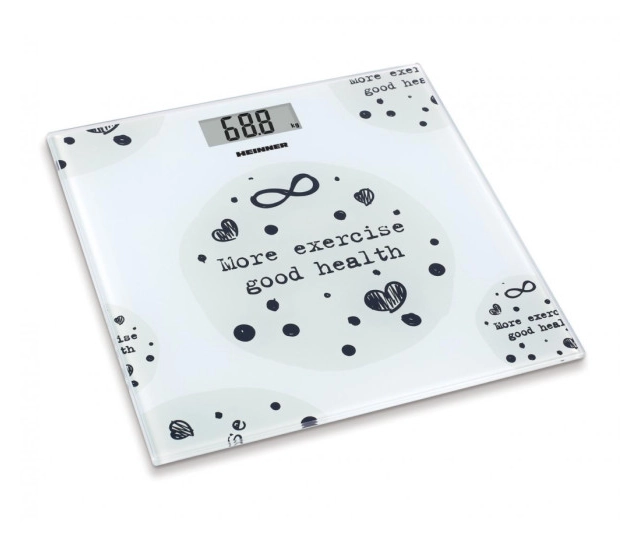 Personalna vaga HEINNER HBS-150MSJ 150kg/digitalna/staklo/CR2032