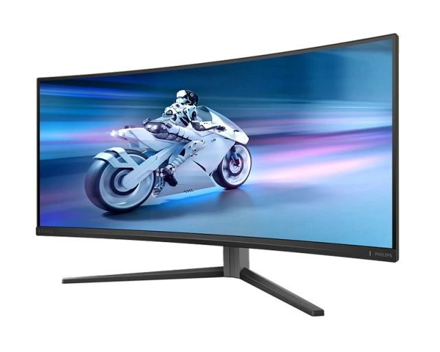 PHILIPS_ 34 inča Evnia 34M2C6500/00 UWQHD 3440x1440 QD OLED 175 Hz zakrivljeni gaming monitor 