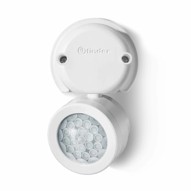 PIR detektor pokreta, montaza na zid, beli, kontakt za taster, IP55, 1NO/10A, 230VAC, 18.81.8.230.0000