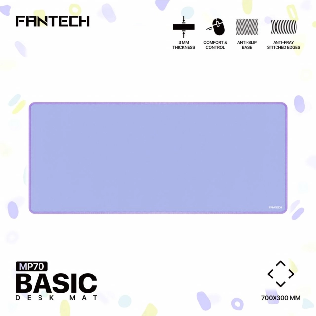 Podloga za mis Fantech MP70 Deskmat ljubicati