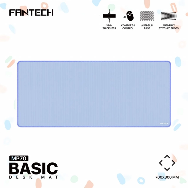 Podloga za mis Fantech MP70 Deskmat plavi