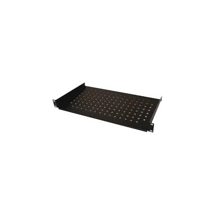 Polica fiksna 600mm rack kačenje na 4 tačke/podesivi zadnji držači Mirsan 19/1U crna MR.SBR60.01_YK