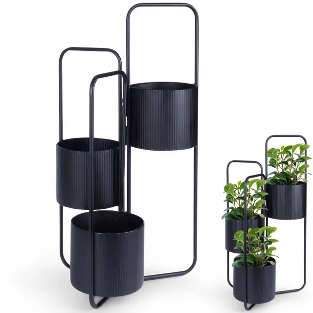 Vilde 339468 - Metalni stalak za cvece 33x24x57cm