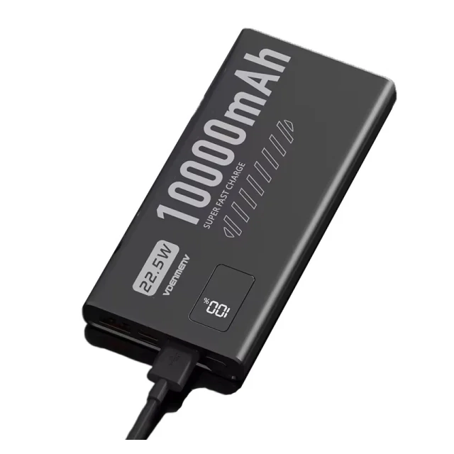 Power bank Denmen DP43 10000Mah Fast PD20W /QC3.0/ 2xTypeC/1xUSB-A Crni