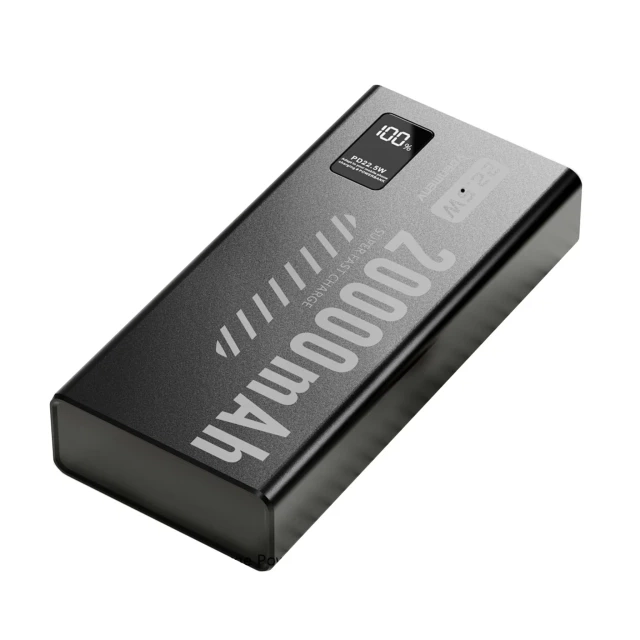 Power bank Denmen DP45 20000Mah Fast PD20W /QC3.0/ 2xTypeC/1xUSB-A Crni