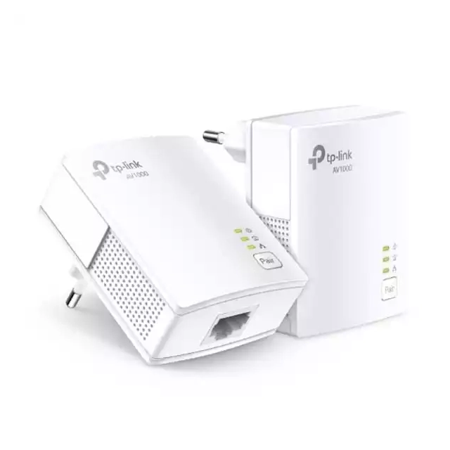 Powerline adapter TP-LINK TL-PA7017 KIT AV1000/1GB/HomePlug AV2/HomePlug AV/300m