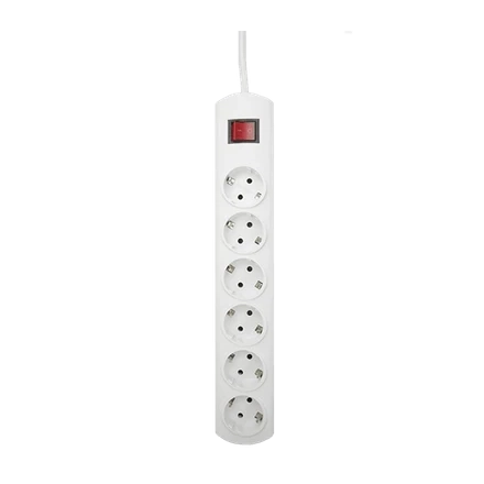 Produžni kabl 6 utičnica 5m sa prekidačem Elco H05VV-F 3G1.5 PP/J-Y 3x1.5 - 20335
