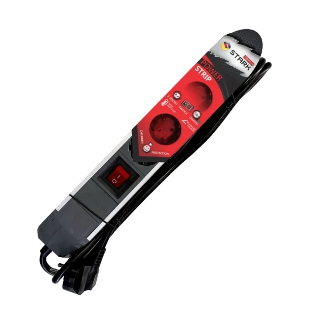 Produžni kabl sa prekidačem Stark Switch Alu 3 utičnica 1.8m