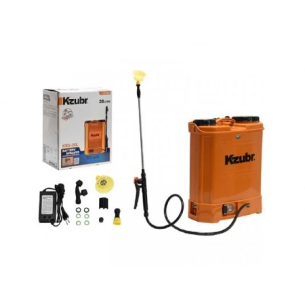 Prskalica Kzubr KBS-20L/baterija 12V/8Ah/1.2-2.2 litra po minutu/0.4Mpa/3 promenljive mlaznice