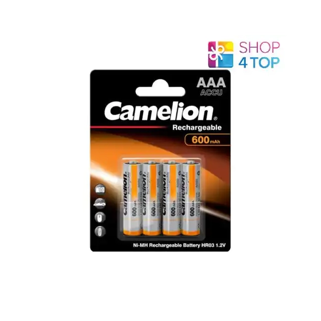 Punjiva baterija AAA Camelion 600 mAh NiMh 1/4