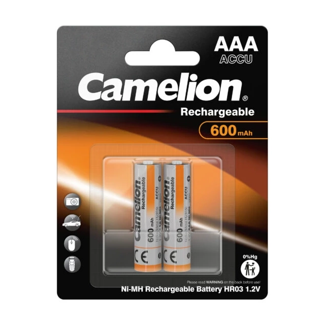 Punjiva baterija Camelion HR3 600mAh AAA  2/1