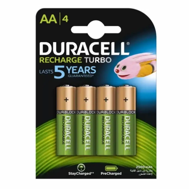 Punjiva baterija Duracell AA 2500mAh 4/1 pak