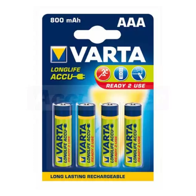 Punjiva baterija Varta Ready to use HR3 800mAh AAA 1/4