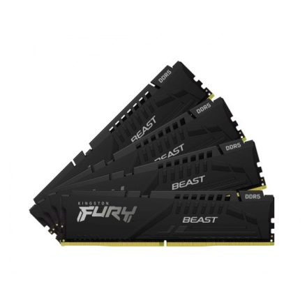 RAM DIMM DDR5 128GB (4x32GB) 5200MHz Kingston Fury Beast KF552C40BBK4-128