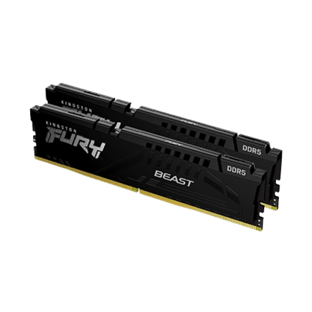 RAM DIMM DDR5 Kingston Fury Beast 64GB (2x32) 5600MHz KF556C40BBK2-64