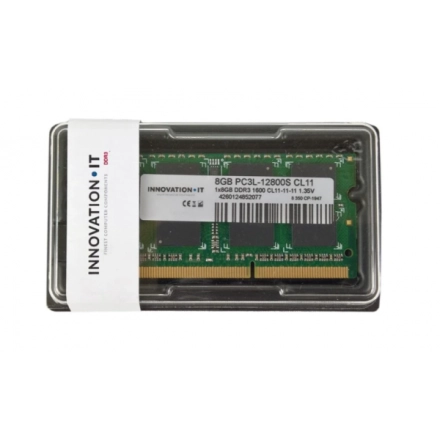 RAM SODIMM DDR3 8GB 1600MHz Innovation IT CL11 1.35V