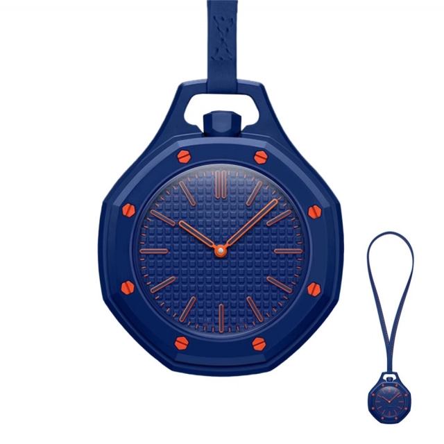 RegalPop dzepni sat plavo-narandzasti
