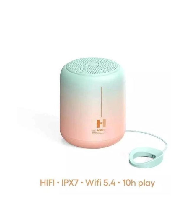 REMAX RB-H1 Pink/green  Blue Sky Mirror Portable Wireless Speaker